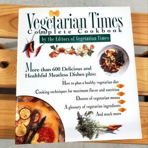 Vegetarian Times Complete Cookbook for Vegetarian Diet Hardcover Book